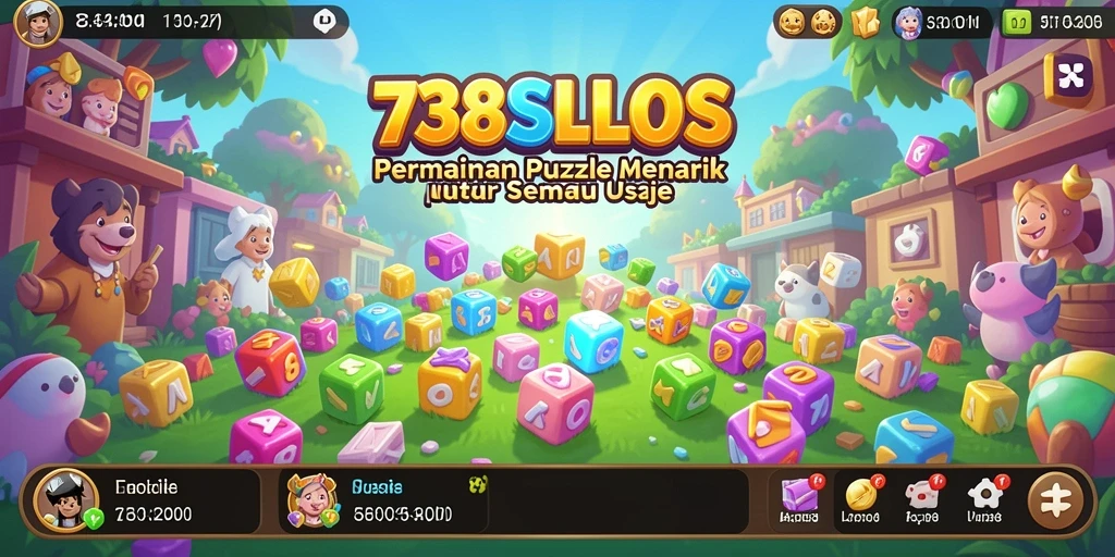 Screenshot gameplay 738SLOTS yang menampilkan tantangan Puzzle yang seru.