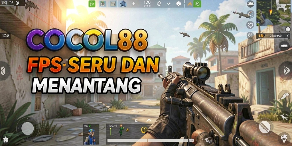 Screenshot gameplay COCOL88 yang menampilkan aksi seru FPS.