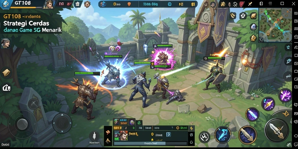 Gameplay seru dari GT108 yang penuh strategi dan interaksi.