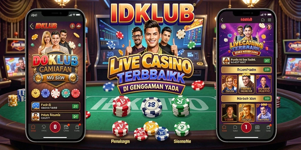 Tampilan gameplay menarik di aplikasi IDKLUB Live Casino.