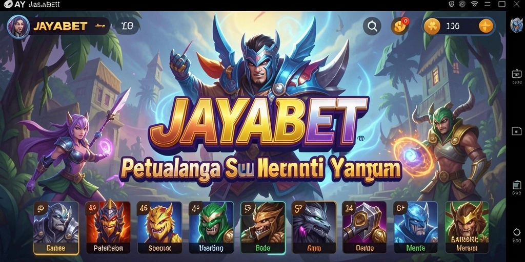 Tangkapan layar JAYABET menampilkan aksi mendebarkan dalam petualangan.