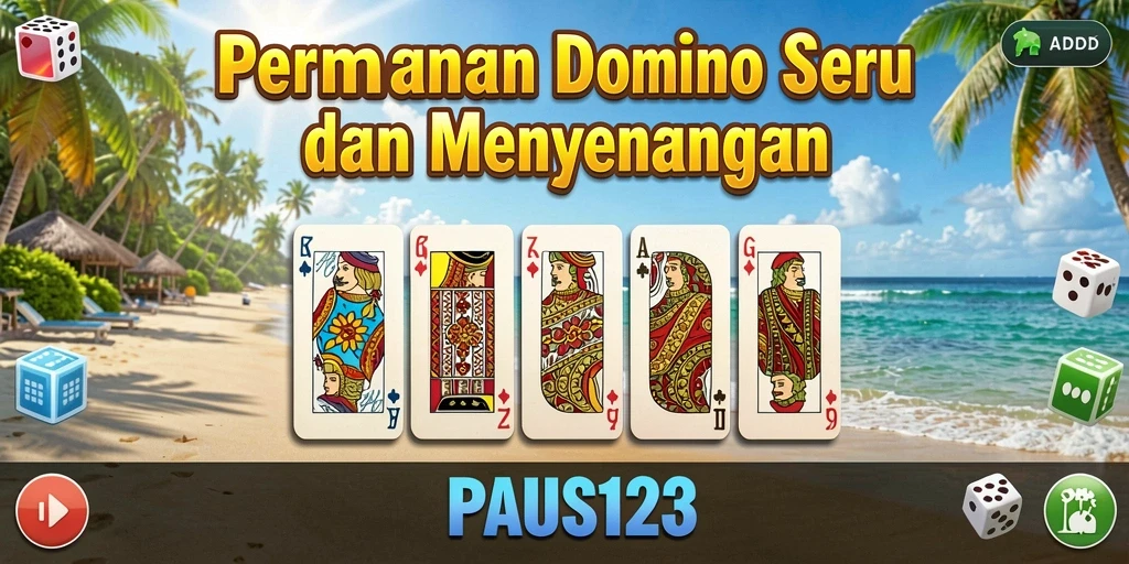 Screenshot gameplay PAUS123 yang menampilkan aksi seru domino.
