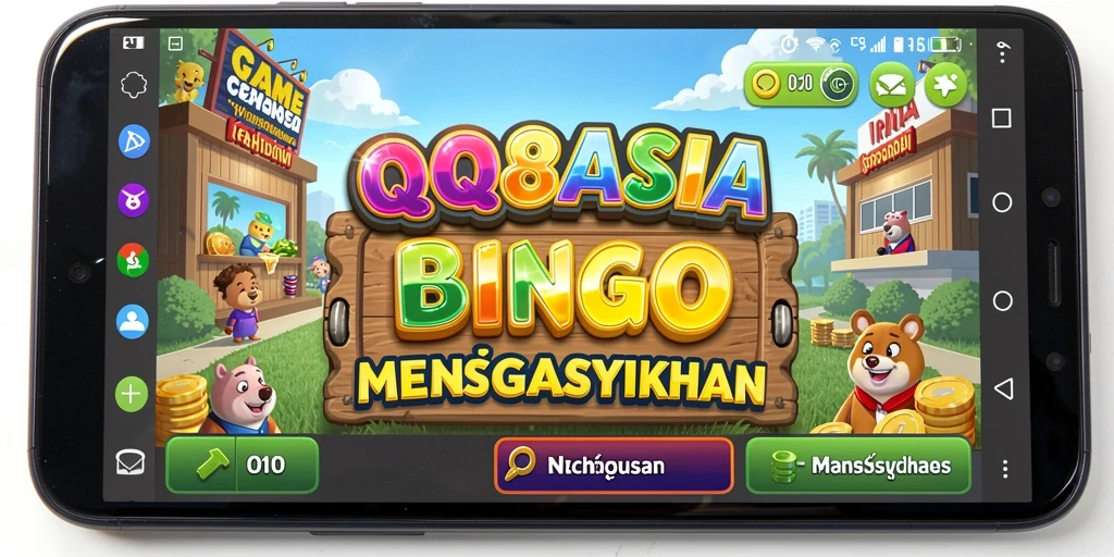 Tampilan menarik dari gameplay Bingo di QQ88ASIA.